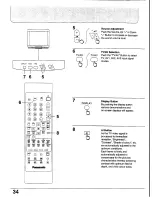 Предварительный просмотр 33 страницы Panasonic TC-25V30H Operating Instrucktions