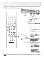 Предварительный просмотр 61 страницы Panasonic TC-25V30H Operating Instrucktions