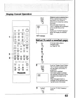 Предварительный просмотр 62 страницы Panasonic TC-25V30H Operating Instrucktions