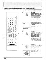 Предварительный просмотр 63 страницы Panasonic TC-25V30H Operating Instrucktions