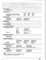 Предварительный просмотр 70 страницы Panasonic TC-25V30H Operating Instrucktions