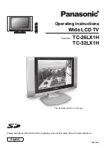 Panasonic TC-26LX1H Operating Instructions Manual предпросмотр