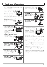 Предварительный просмотр 3 страницы Panasonic TC-26LX1H Operating Instructions Manual