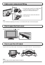 Предварительный просмотр 6 страницы Panasonic TC-26LX1H Operating Instructions Manual