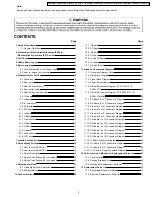 Preview for 3 page of Panasonic TC-26LX1H Service Manual