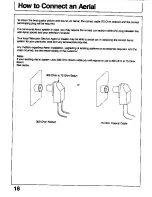 Предварительный просмотр 18 страницы Panasonic TC-26T1Z Operating Instructions Manual