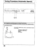 Предварительный просмотр 26 страницы Panasonic TC-26T1Z Operating Instructions Manual