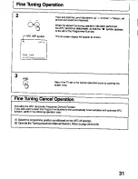 Предварительный просмотр 31 страницы Panasonic TC-26T1Z Operating Instructions Manual