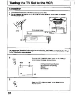 Предварительный просмотр 32 страницы Panasonic TC-26T1Z Operating Instructions Manual