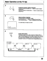 Предварительный просмотр 39 страницы Panasonic TC-26T1Z Operating Instructions Manual