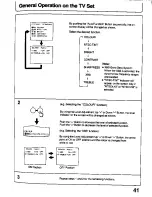 Предварительный просмотр 41 страницы Panasonic TC-26T1Z Operating Instructions Manual