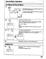 Предварительный просмотр 49 страницы Panasonic TC-26T1Z Operating Instructions Manual