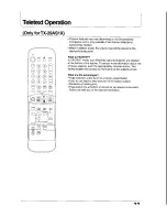 Предварительный просмотр 33 страницы Panasonic TC-29AS1R Operating Instructions Manual