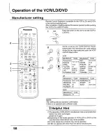 Предварительный просмотр 58 страницы Panasonic TC-29P100 Series Operating Instructions Manual