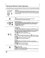 Предварительный просмотр 34 страницы Panasonic TC-29P250X Operating Instructions Manual