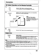 Preview for 21 page of Panasonic TC-29V1Z Operating Instructions Manual