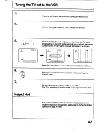 Preview for 43 page of Panasonic TC-29V1Z Operating Instructions Manual