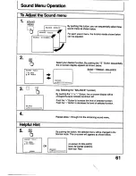 Preview for 61 page of Panasonic TC-29V1Z Operating Instructions Manual