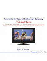 Preview for 1 page of Panasonic TC-32LX70/70 Technical Manual