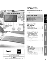 Предварительный просмотр 3 страницы Panasonic TC-32LX85 Operating Manual (English Operating Instructions Manual