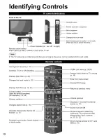 Предварительный просмотр 12 страницы Panasonic TC-32LX85 Operating Manual (English Operating Instructions Manual