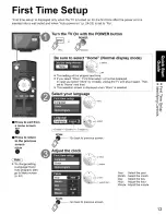 Предварительный просмотр 13 страницы Panasonic TC-32LX85 Operating Manual (English Operating Instructions Manual