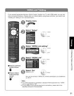 Предварительный просмотр 21 страницы Panasonic TC-32LX85 Operating Manual (English Operating Instructions Manual