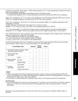 Предварительный просмотр 27 страницы Panasonic TC-32LX85 Operating Manual (English Operating Instructions Manual