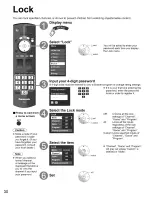 Предварительный просмотр 30 страницы Panasonic TC-32LX85 Operating Manual (English Operating Instructions Manual