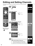 Предварительный просмотр 32 страницы Panasonic TC-32LX85 Operating Manual (English Operating Instructions Manual