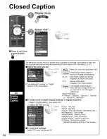 Предварительный просмотр 34 страницы Panasonic TC-32LX85 Operating Manual (English Operating Instructions Manual