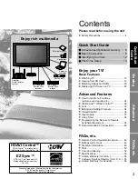 Preview for 3 page of Panasonic TC-32LZ800 - 32" LCD TV Operating Instructions Manual