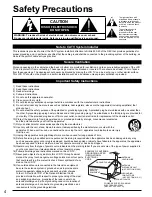 Preview for 4 page of Panasonic TC-32LZ800 - 32" LCD TV Operating Instructions Manual