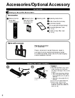 Preview for 6 page of Panasonic TC-32LZ800 - 32" LCD TV Operating Instructions Manual