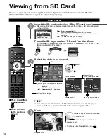 Preview for 18 page of Panasonic TC-32LZ800 - 32" LCD TV Operating Instructions Manual