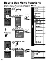 Preview for 26 page of Panasonic TC-32LZ800 - 32" LCD TV Operating Instructions Manual