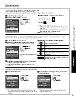 Preview for 31 page of Panasonic TC-32LZ800 - 32" LCD TV Operating Instructions Manual