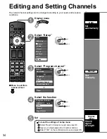 Preview for 34 page of Panasonic TC-32LZ800 - 32" LCD TV Operating Instructions Manual