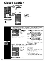 Preview for 36 page of Panasonic TC-32LZ800 - 32" LCD TV Operating Instructions Manual