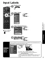 Preview for 37 page of Panasonic TC-32LZ800 - 32" LCD TV Operating Instructions Manual