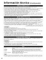 Preview for 108 page of Panasonic TC-32LZ800 - 32" LCD TV Operating Instructions Manual