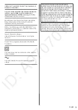 Preview for 3 page of Panasonic TC-40DX650C Owner'S Manual