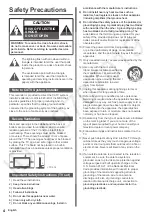 Preview for 4 page of Panasonic TC-40DX650C Owner'S Manual