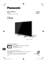 Preview for 1 page of Panasonic TC-40GX700C Owner'S Manual