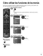 Предварительный просмотр 16 страницы Panasonic TC-42PX14 - 42" Plasma Panel Instrucciones De Operación