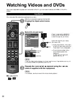 Предварительный просмотр 22 страницы Panasonic TC-42U12 Operating Instructions Manual