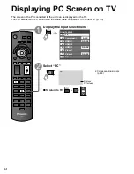 Предварительный просмотр 24 страницы Panasonic TC-42U12 Operating Instructions Manual