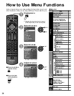 Предварительный просмотр 26 страницы Panasonic TC-42U12 Operating Instructions Manual