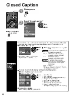 Предварительный просмотр 40 страницы Panasonic TC-42U12 Operating Instructions Manual