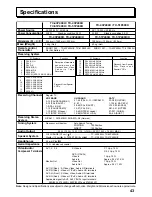 Предварительный просмотр 43 страницы Panasonic TC-43P400H Operating Instructions Manual